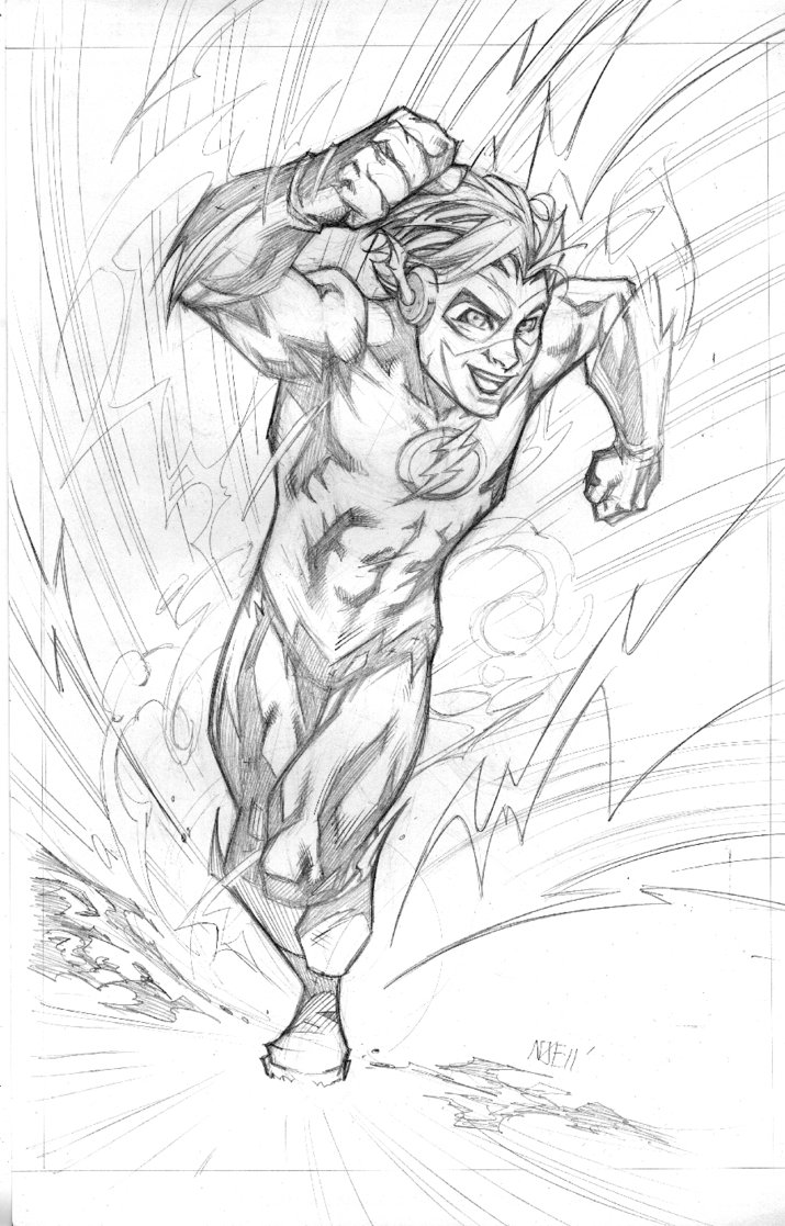 715x1117 Kid Flash By Olivernome
