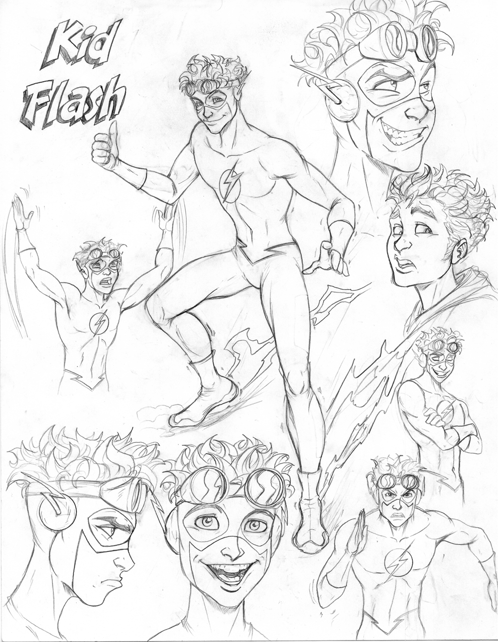 1000x1289 Young Justice Cd Kid Flash By