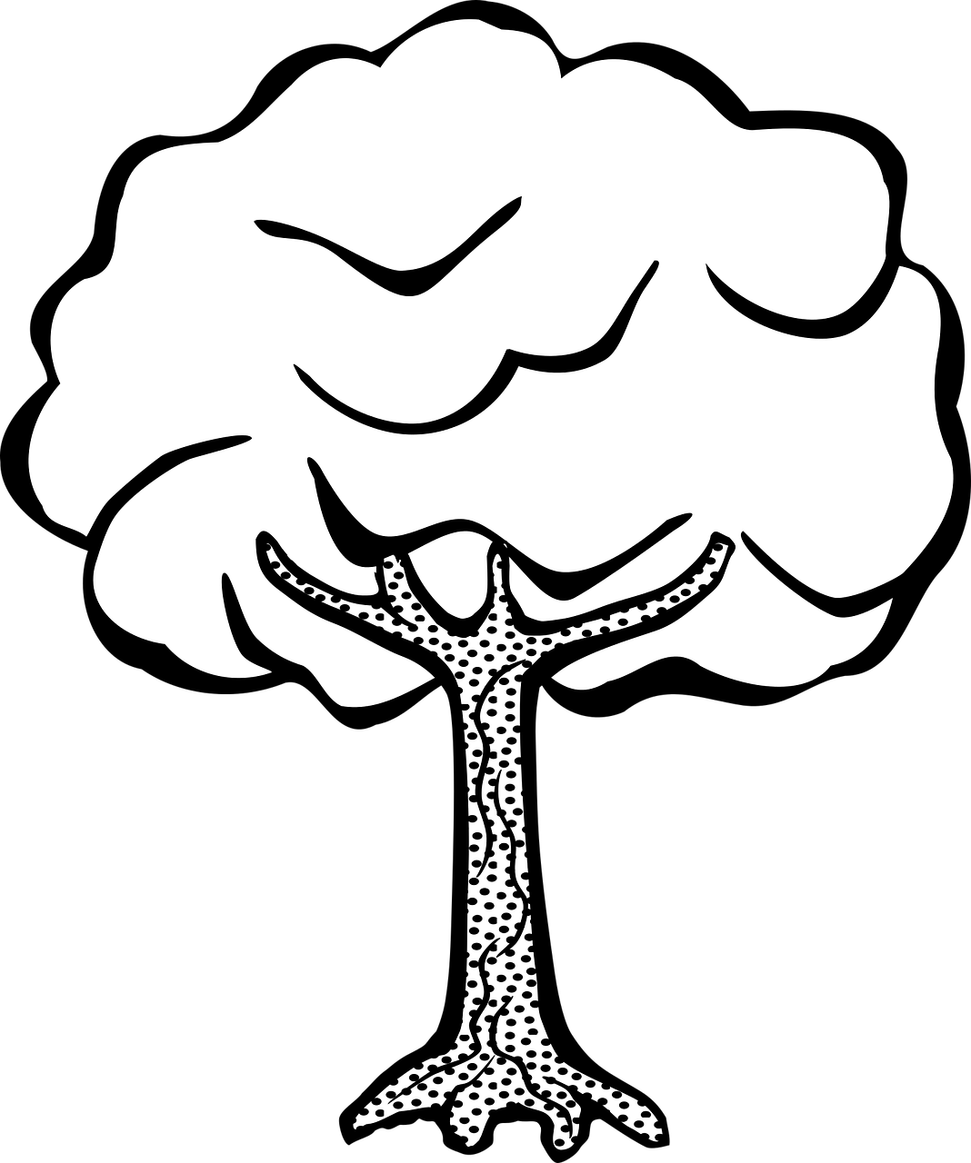 1068x1280 Free Printable Tree Coloring Pages For Kids 14 Pics