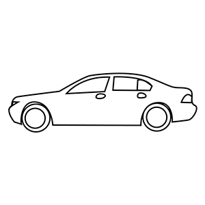 300x300 Photos Car Outline Printable,