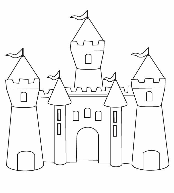 694x769 Castle Coloring Pages Vbs Crafts Castles, Craft