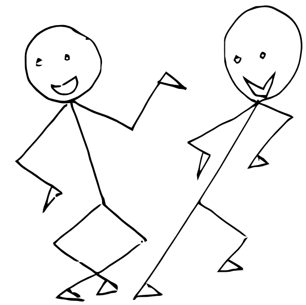 600x597 Dance Toon Clip Art
