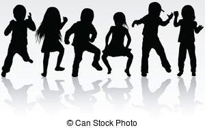 300x188 Dancing Children Silhouette Illustrations And Clip Art. 4,263
