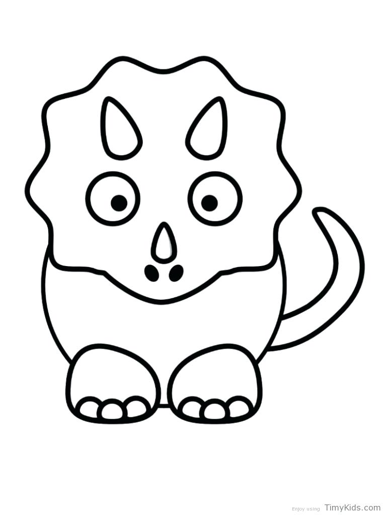 767x1024 Awesome Cute Dinosaur Coloring Pages New Printable Of Dinosaurs