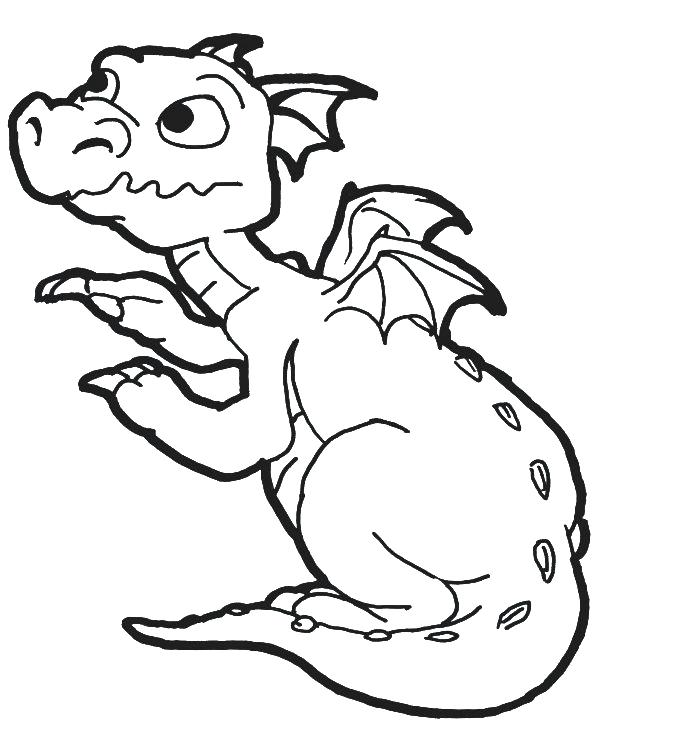 700x756 Cute Baby Dragon Coloring Pages Wonderful Baby Dragon Coloring