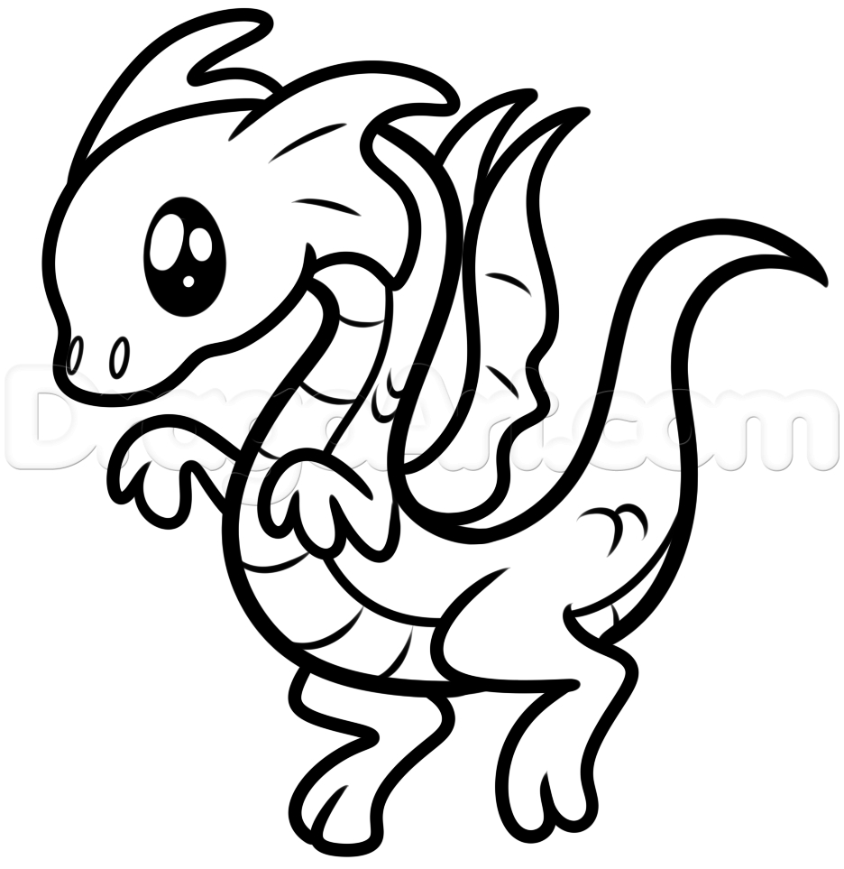 936x963 Dragon Drawing For Kids How To Draw A Green Dragon For Kids, Step