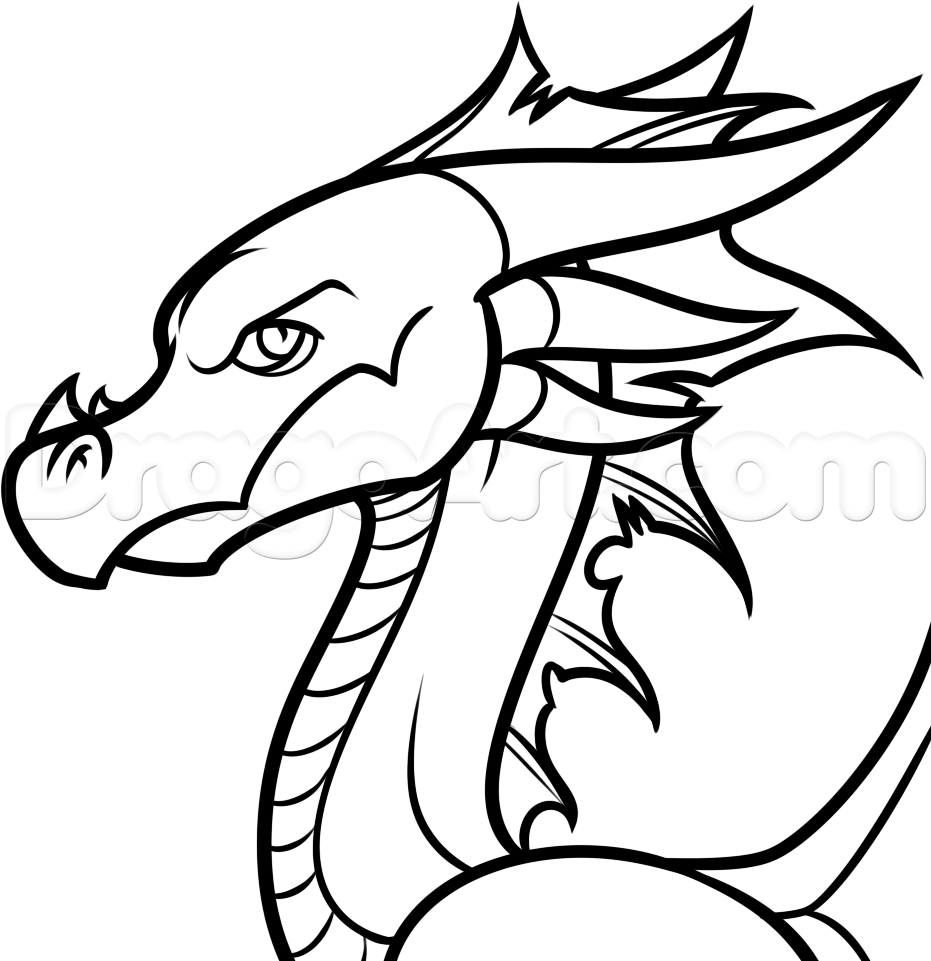 Kids Dragon Drawing at GetDrawings | Free download