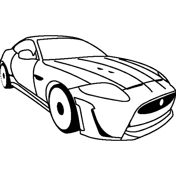 600x600 Jaguar Cars Coloring Pages For Kids Bulk Color