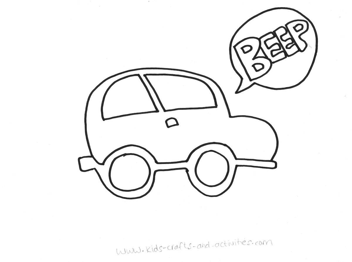 1200x894 Kids Cars Drawing