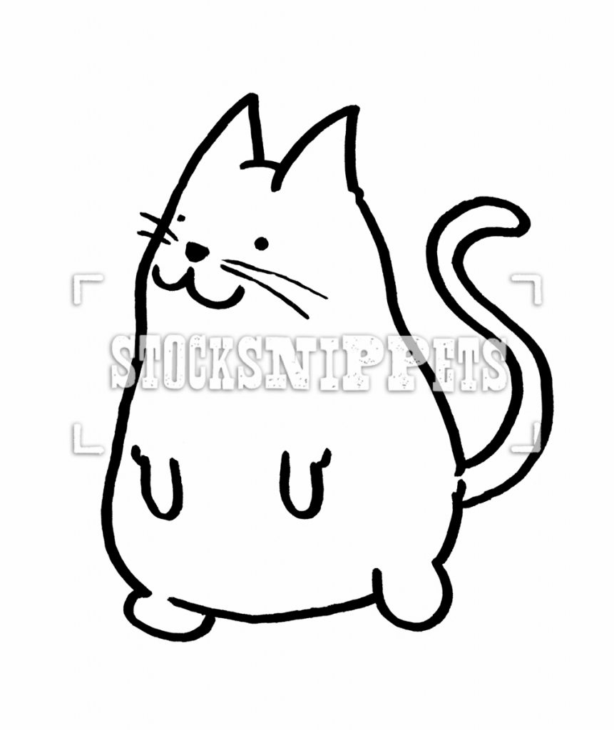 861x1024 Simple Cat Drawing Art Kids How To Draw A Kitten Drawing