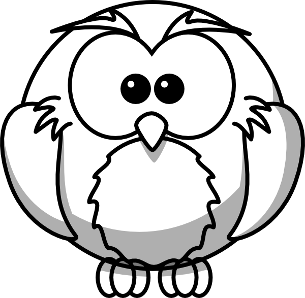 600x587 Drawings Of Owls Owl Outline Clip Art