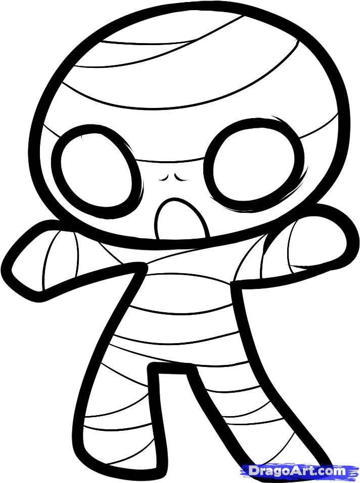 712x953 Easy Halloween Drawings Halloween Pictures To Draw For Kids