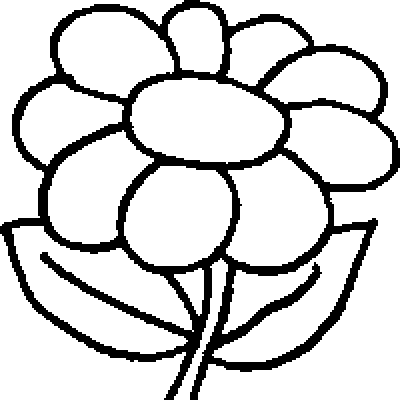 400x400 Flower Coloring Sheets Pages For Kids Of Pics Flowers We Are All