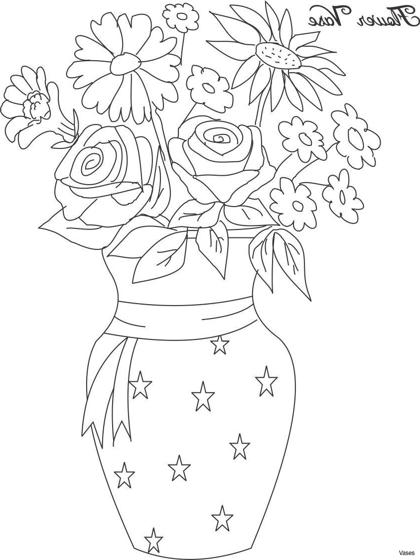 843x1125 Flower Vase With Flowers Drawings For Kids Pot Drawing Flowerh