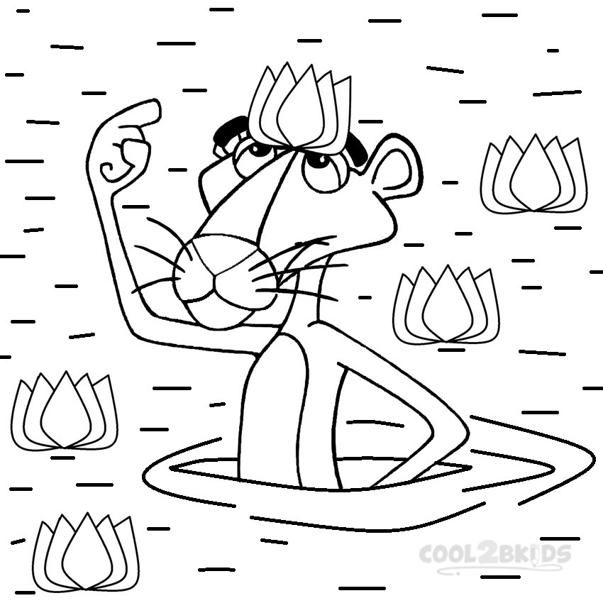 850x850 Pink Panther Coloring Pages Games Coloring