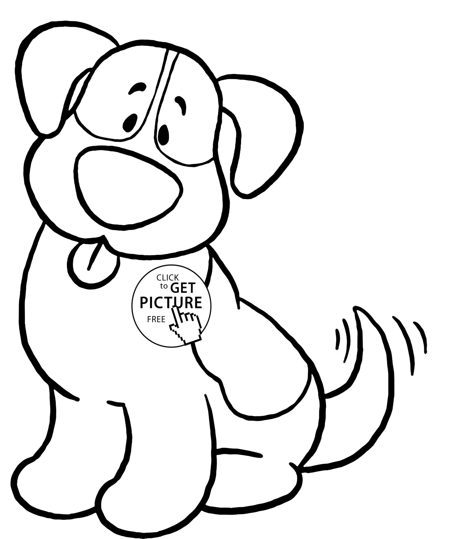 1480x1761 Cute Dog Animal Coloring Page For Kids, Animal Coloring Pages