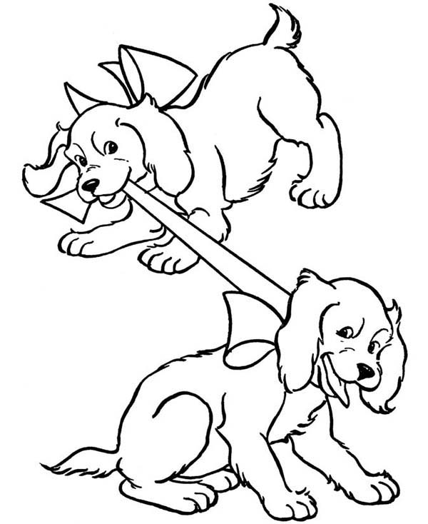 600x734 Dog Coloring Pages For Kids 2