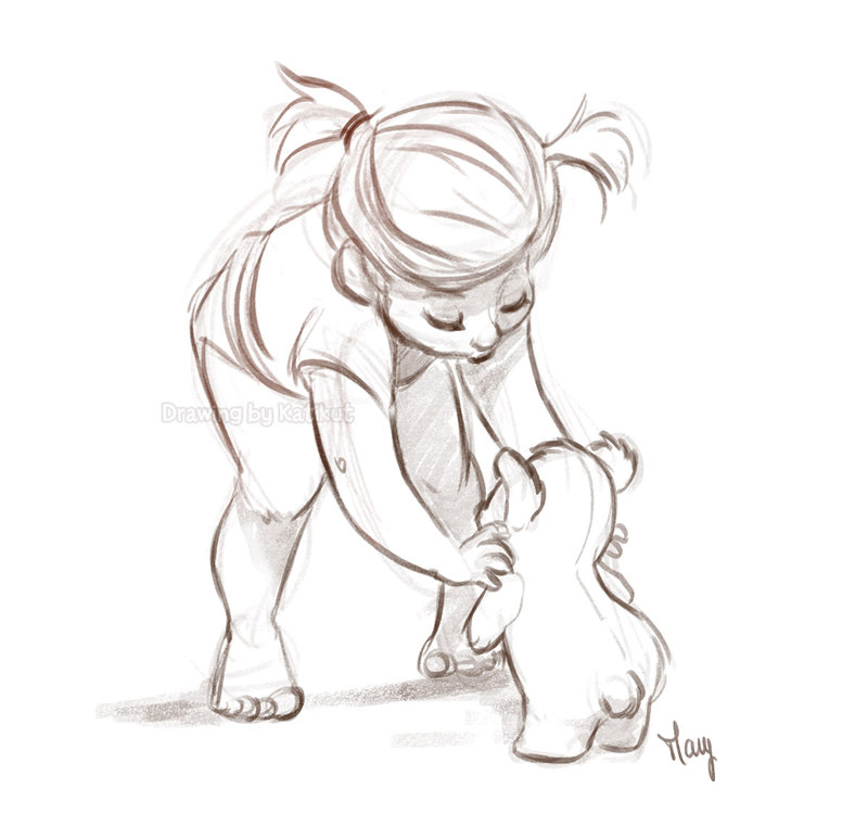 800x773 Another Challenge Drawing Kids By Katikut