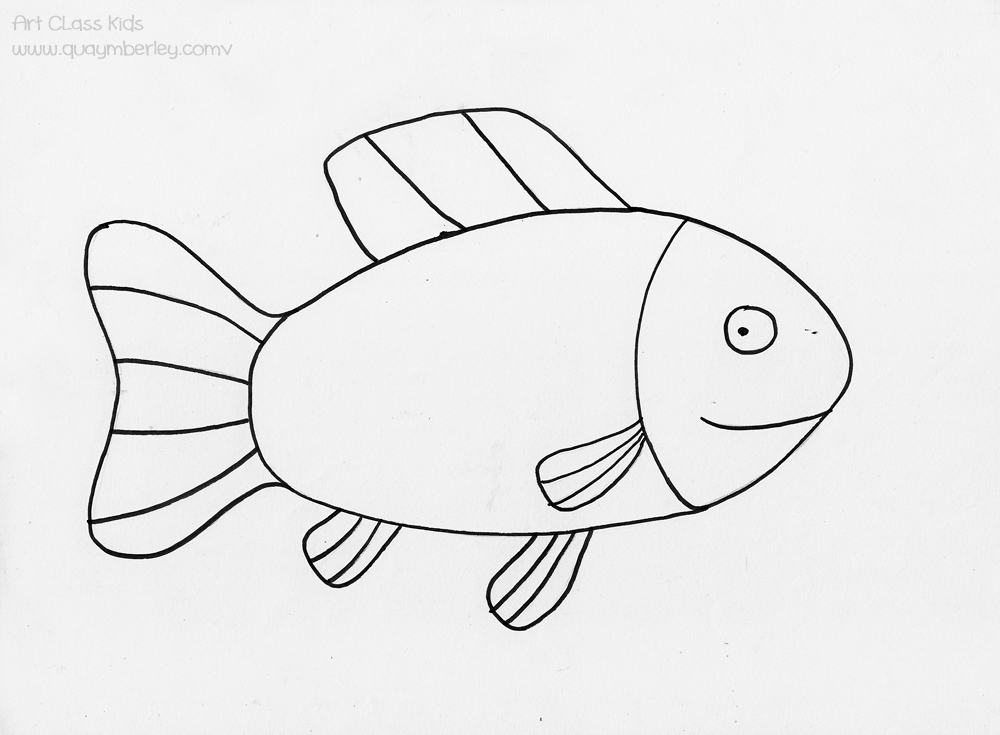 1000x735 Super Art Land How To Paint A Rainbow Fish