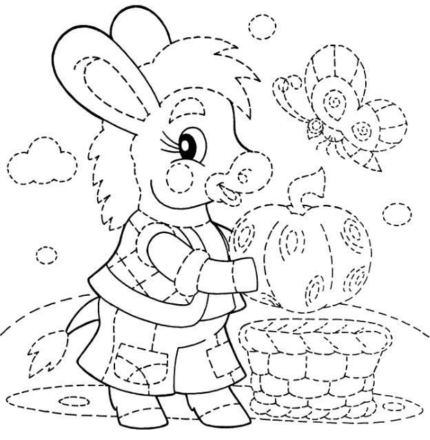 624x638 Kids Under 7 Tracing Worksheets For Kids