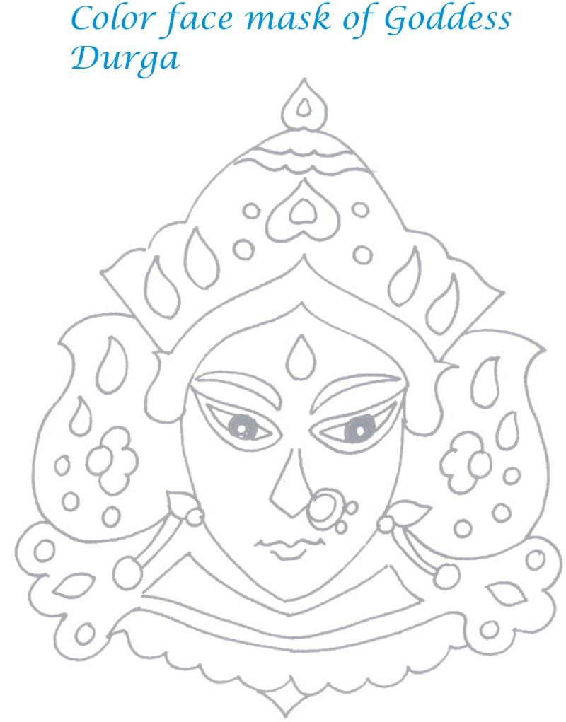 800x1021 Navaratri Coloring Pages