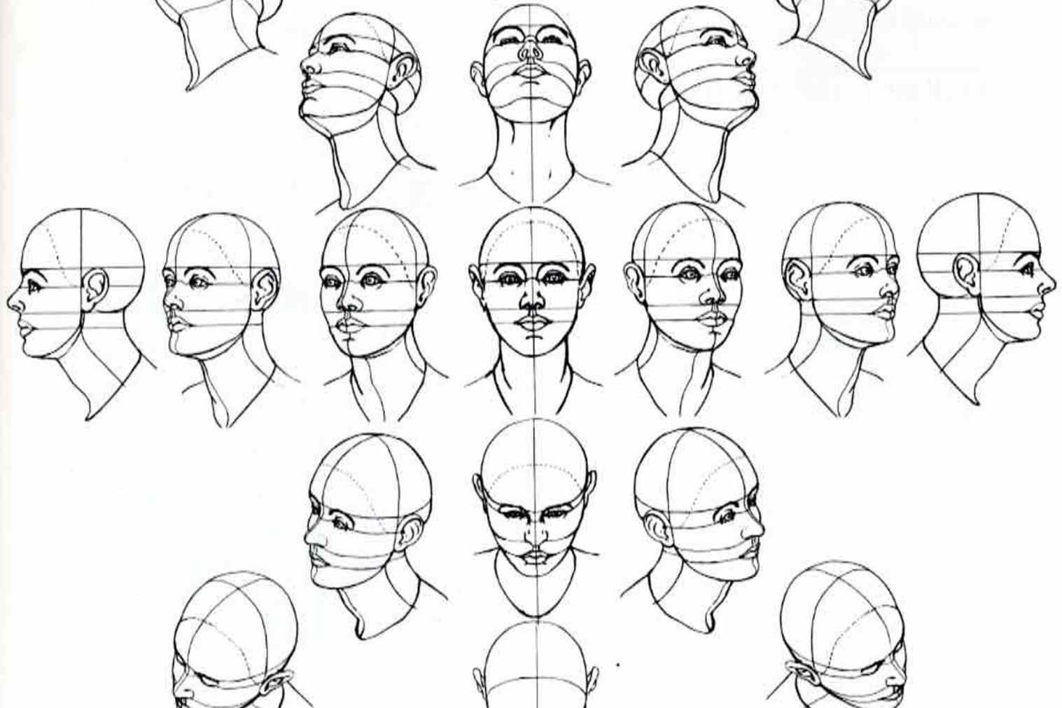 1517x1011 Easy Manga Face Drawing Anime And Body Of Sketch How To Draw