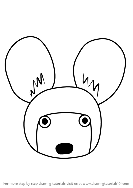 567x800 Learn How To Draw An African Wild Dog Face For Kids (Animal Faces