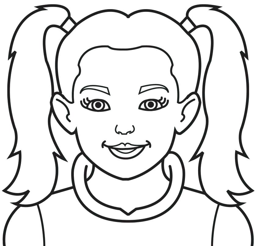 842x808 Face Coloring Page Murs