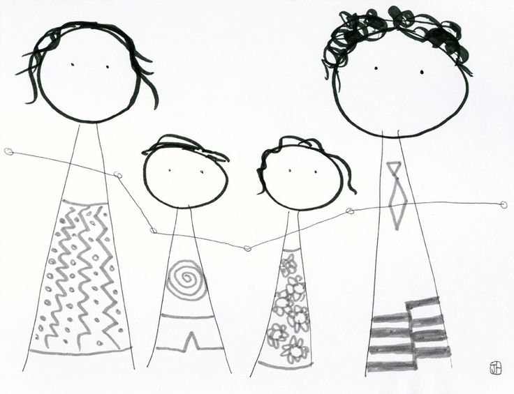 Kids Family Drawing