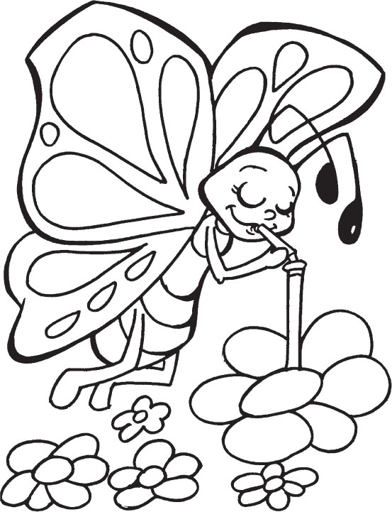 553x721 Free Printable Butterfly Coloring Pages For Kids To Funny Draw