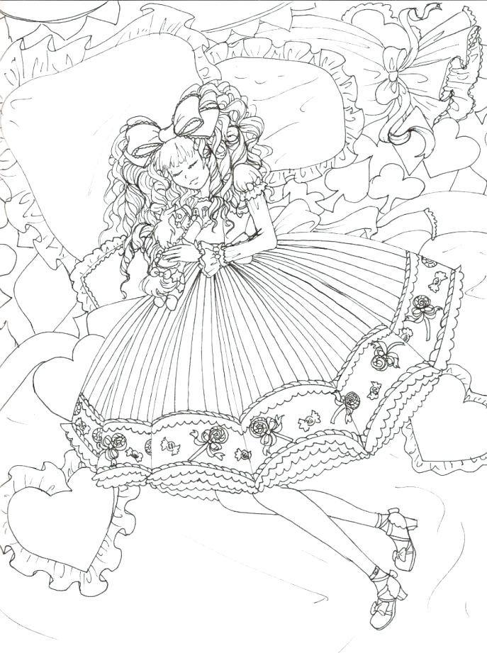 687x921 Fruit Drawings To Color Draw Color And Paint Strawberry Fruit