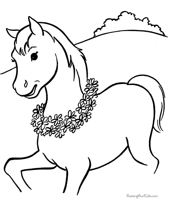 670x820 Best Coloring Pages Kids Content Uploads Horse For Girls Printable