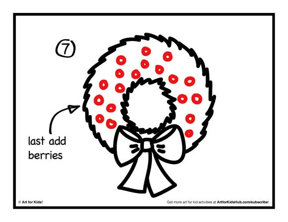 580x448 How To Draw A Wreath