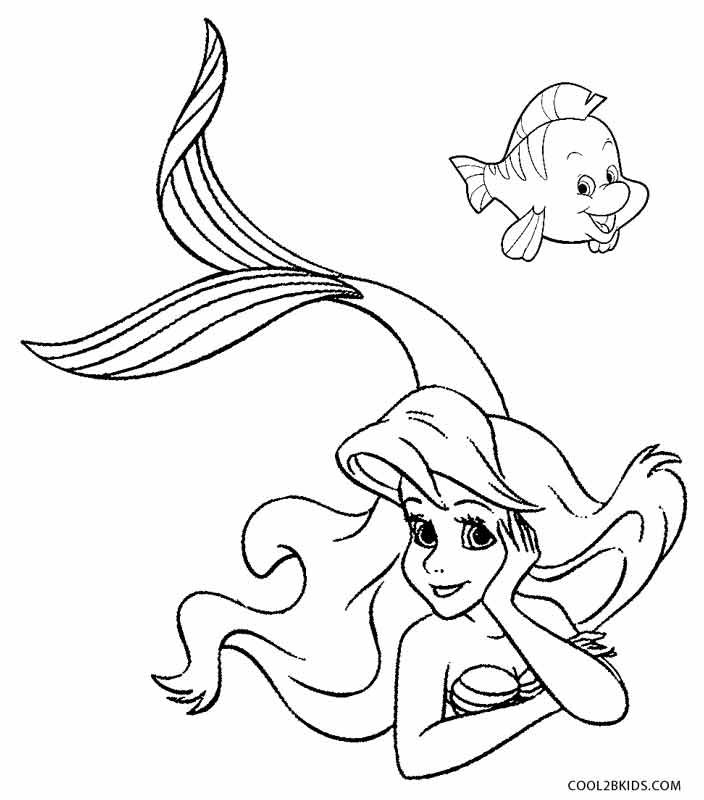 704x800 Printable Mermaid Coloring Pages For Kids Cool2bkids