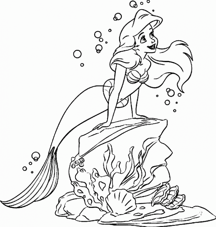 700x738 The Little Mermaid Coloring Pages Free To Print Free Printable