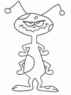 236x314 Printable Cute Bob The Monster Coloring Pages