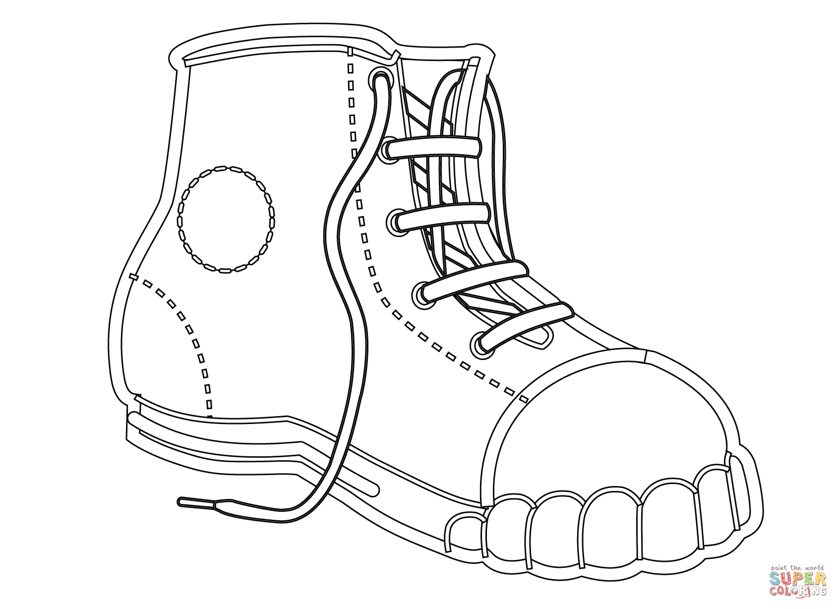 1690x1228 Coloring Page Shoes Many Interesting Stunning Pages For Kids