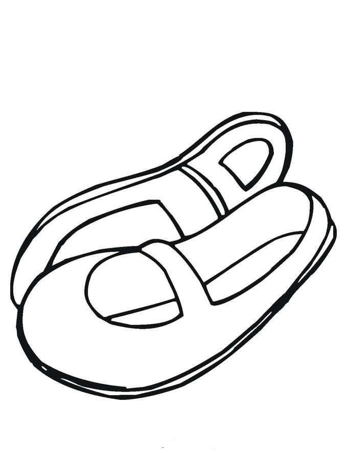 685x886 Japanese Shoes Coloring Page Boys Pages