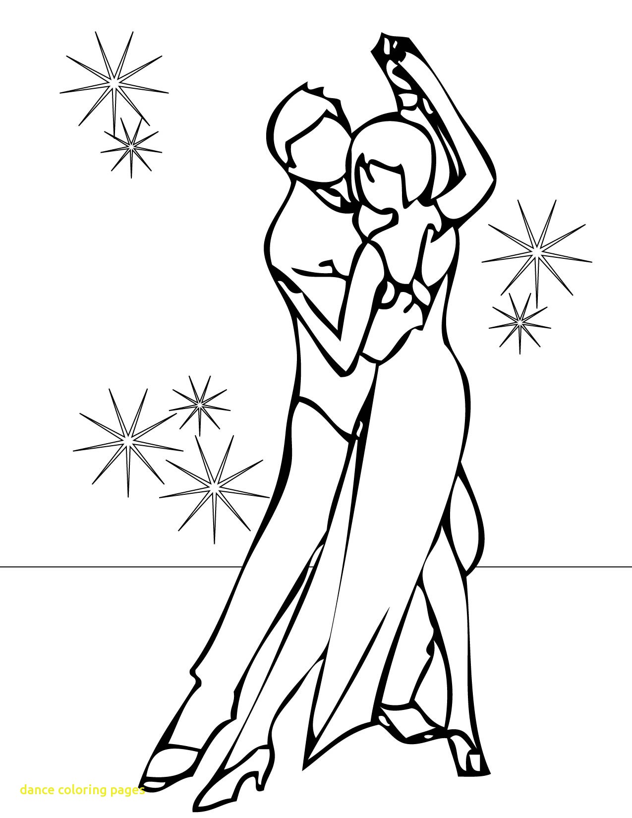 1275x1650 Jazz Dance And Ballet Coloring Drawing Dancer Pages Free Printable