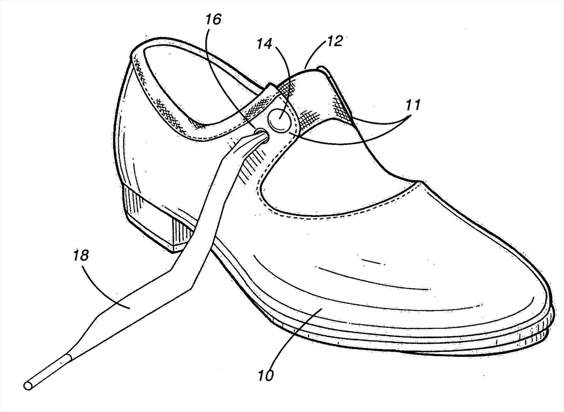1899x1387 Tap Dancing Shoes Drawing