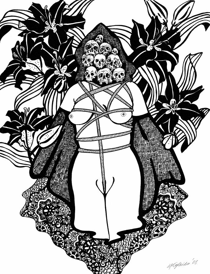 688x900 Killer Bee Drawing By Yelena Tylkina