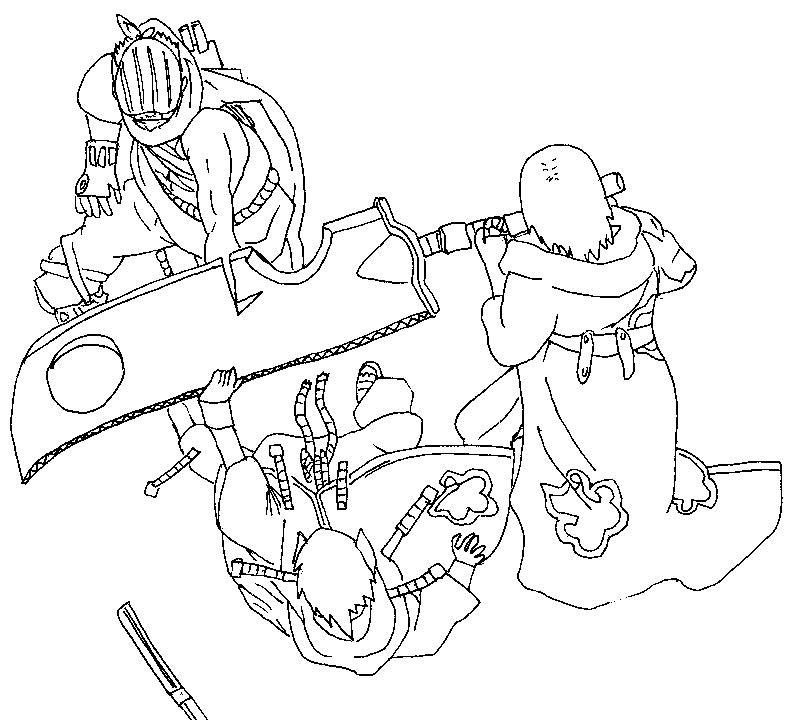 800x720 Sasuke Vs Killerbee Lineart 3 By Ashsinnoh