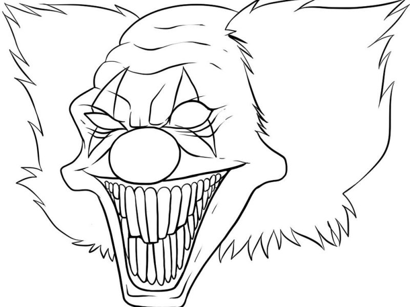 800x600 Download Coloring Pages Draw A Clown