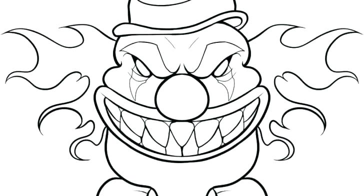 728x393 Top Rated Clown Coloring Pages Images Coloring Pages Draw A Clown
