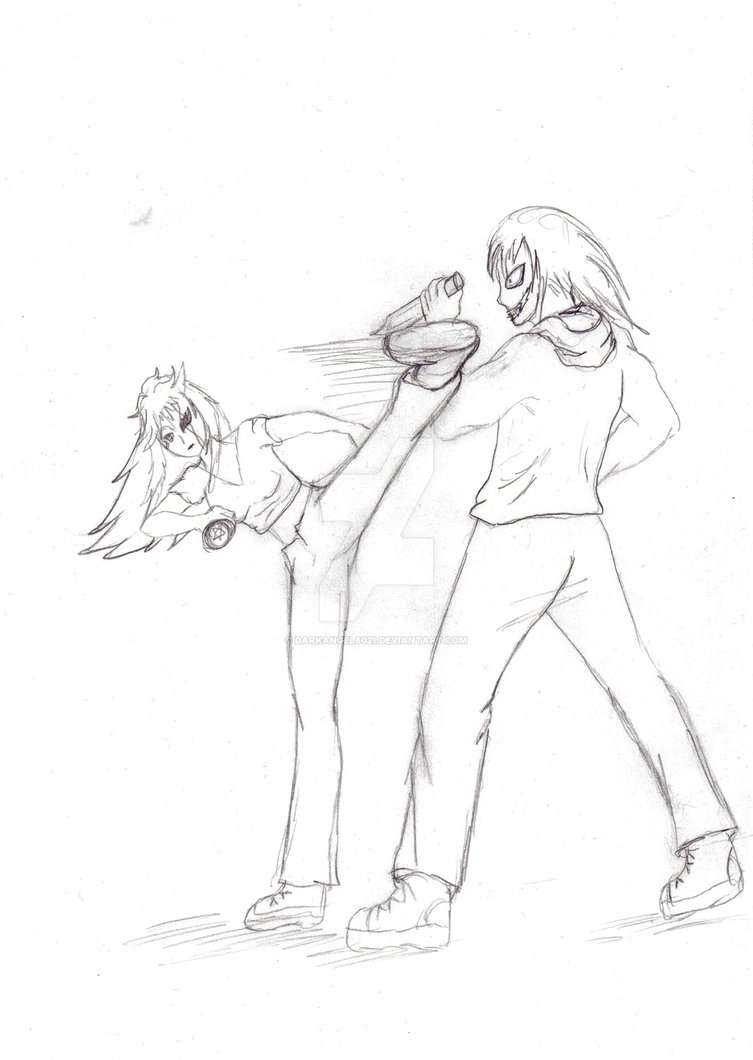 753x1060 Nemesis Vs Jeff The Killer Sketch By Darkangel6021
