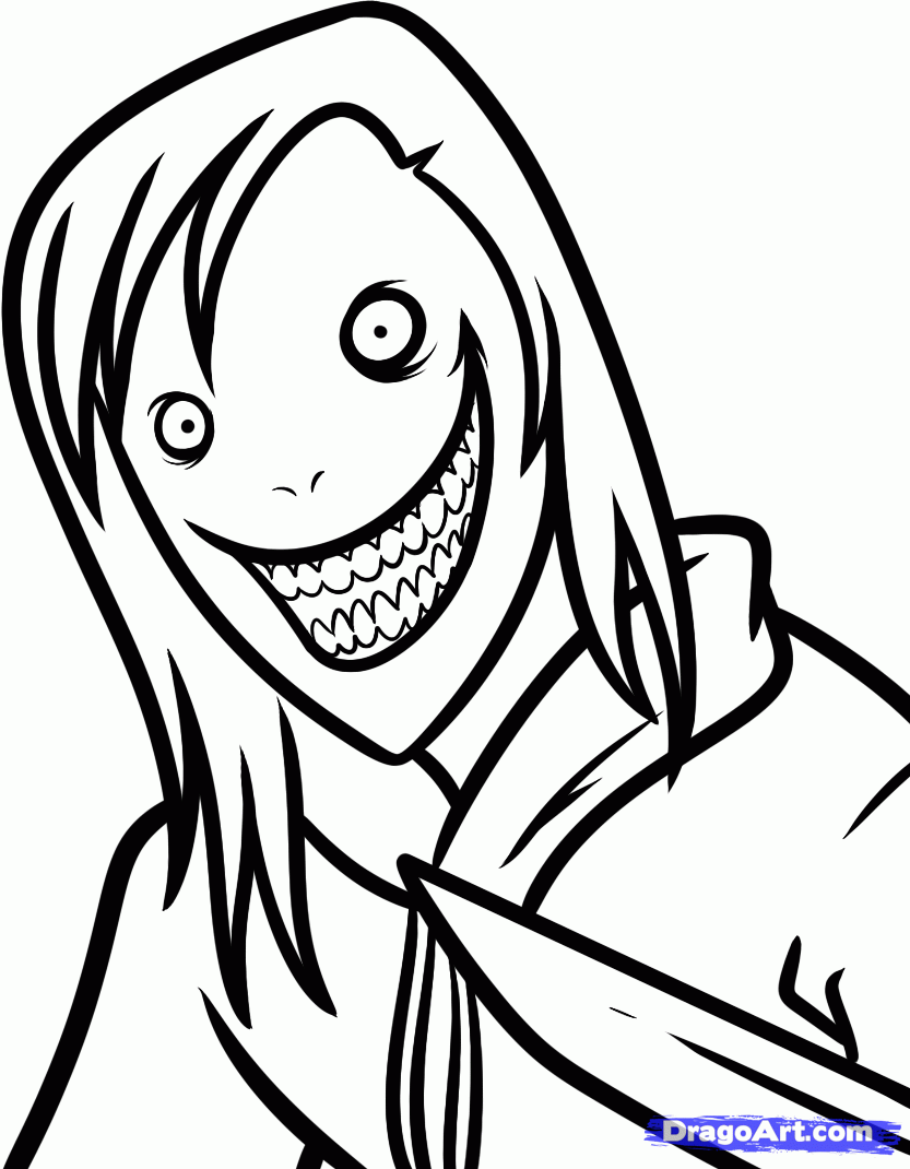 833x1070 Easy How To Draw Jeff The Killer Art Sketches