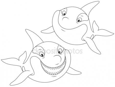 450x341 Killer Whale Swimming Stock Vector Alexbannykh