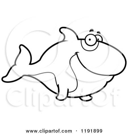 450x470 Cartoon Of A Black And White Happy Orca Killer Whale