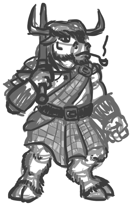 Kilt Drawing