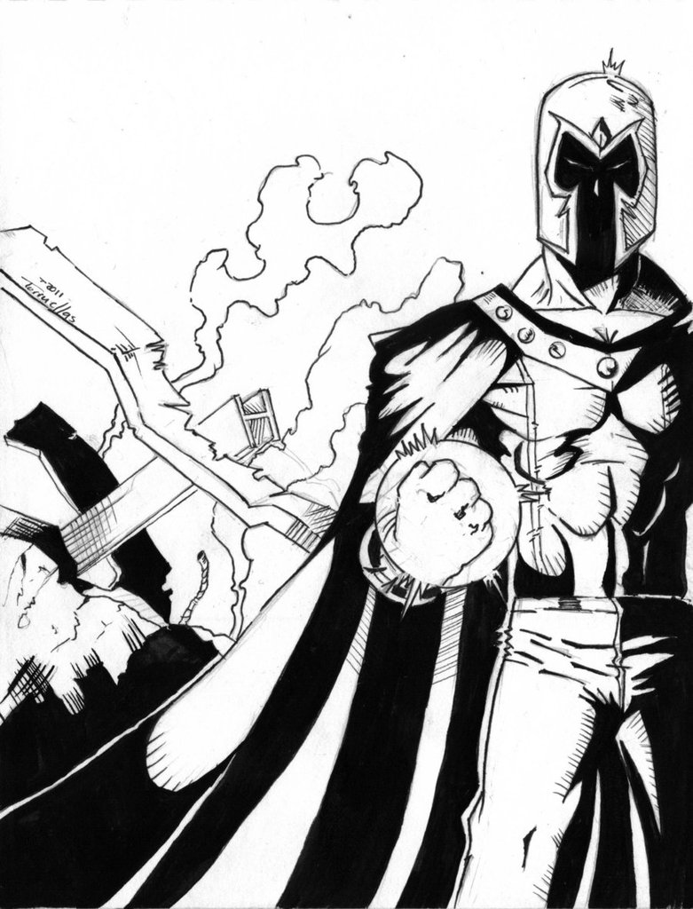 781x1024 Magneto Sketch By Torruellasarts